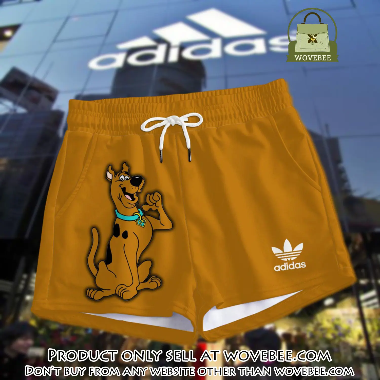Premium scoobydoo in adidas women shorts lady beach shorts wms1075 wvb1416571